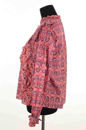Blouse Sézane Rose en Coton