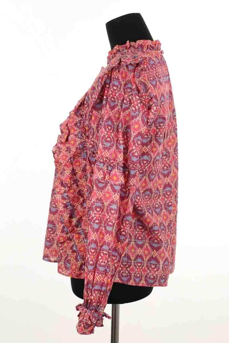 Blouse Sézane Rose en Coton
