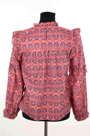 Blouse Sézane Rose en Coton