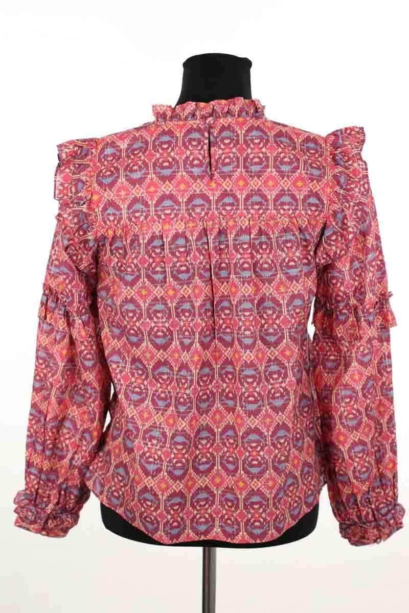 Blouse Sézane Rose en Coton