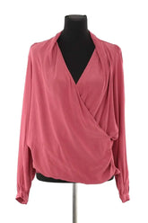 Blouse Sézane Rose en Viscose, taille S - Seconde Main
