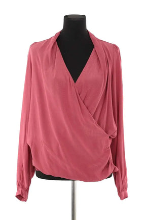 Blouse Sézane Rose en Viscose, taille S - Seconde Main