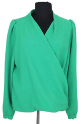 Blouse Sézane Vert en Synthétique, taille M - Seconde Main