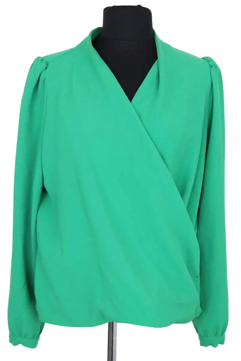 Blouse Sézane Vert en Synthétique, taille M - Seconde Main
