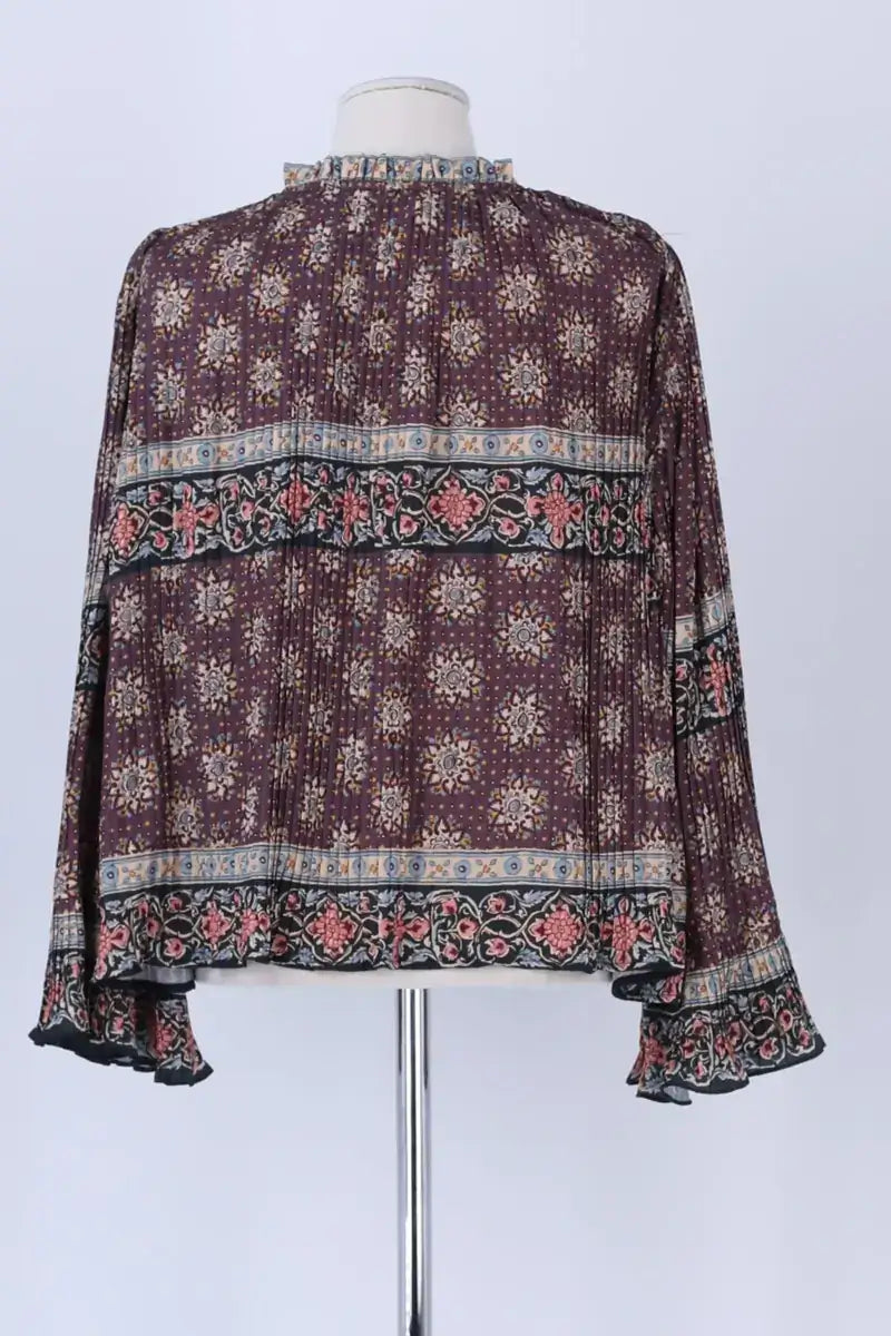 Blouse Sézane Violet en Synthétique
