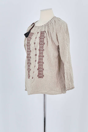 Blouse Soeur Beige en Coton