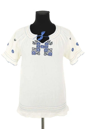 Blouse Soeur Blanc en Coton, taille L - Seconde Main