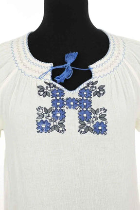Blouse Soeur Blanc en Coton