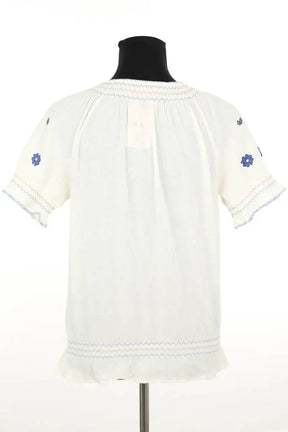 Blouse Soeur Blanc en Coton