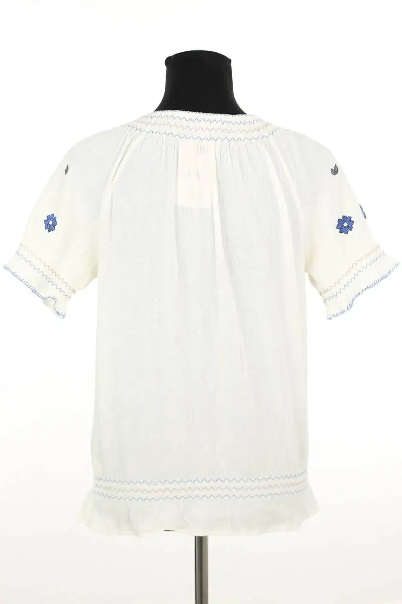 Blouse Soeur Blanc en Coton