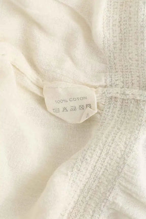 Blouse Soeur Blanc en Coton
