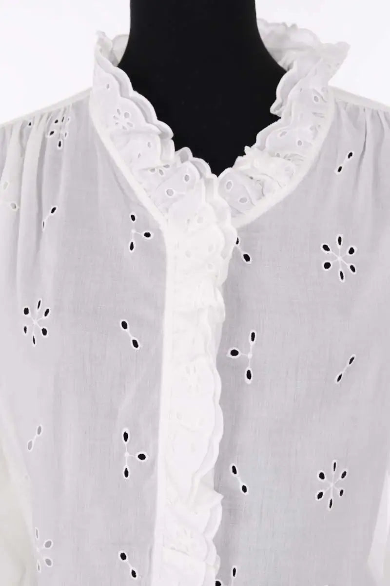 Blouse Soeur Blanc en Coton