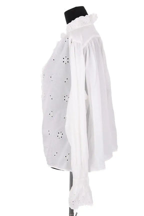 Blouse Soeur Blanc en Coton
