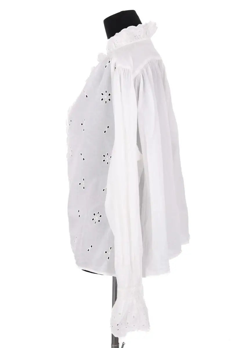 Blouse Soeur Blanc en Coton
