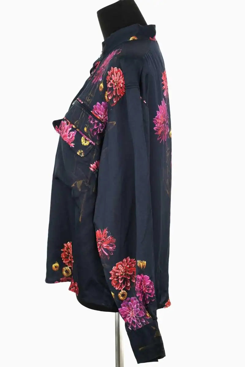 Blouse Soeur Bleu en Synthétique