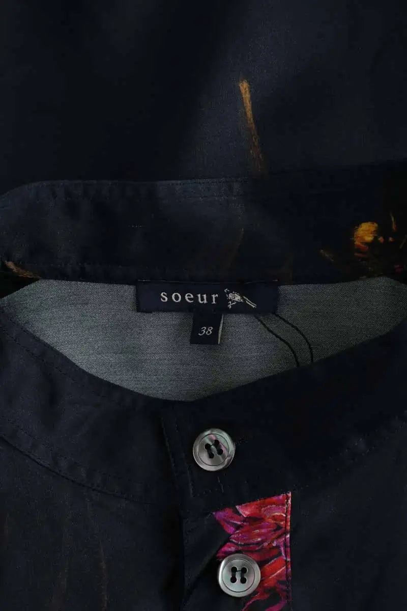Blouse Soeur Bleu en Synthétique