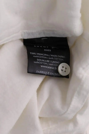 Blouse Soeur Ines Blanc en Coton