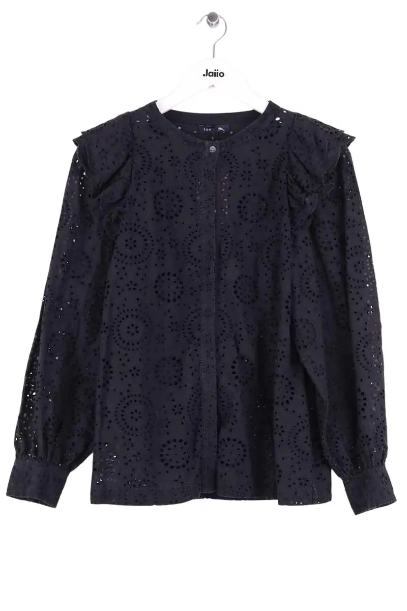 Blouse Soeur Noir en Synthétique, taille S - Seconde Main