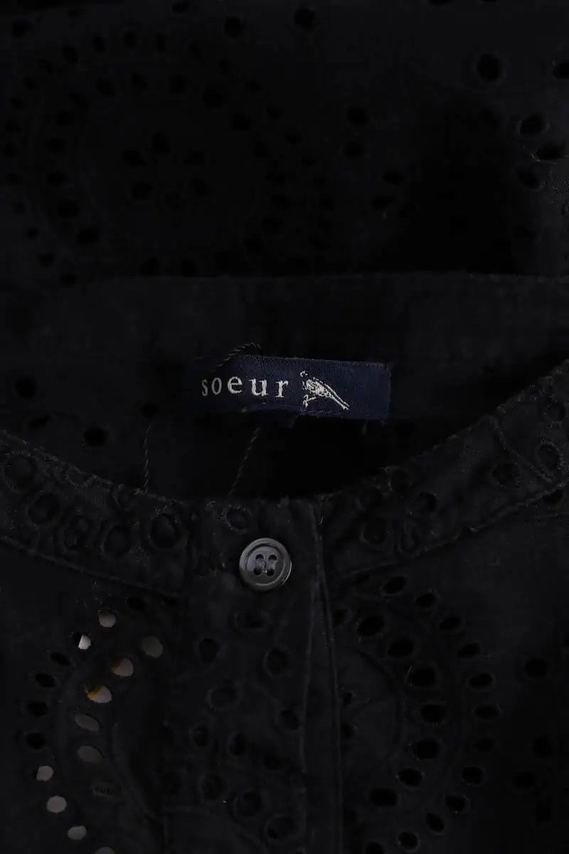 Blouse Soeur Noir en Synthétique