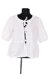 Blouse Songe Lab Blanc en Coton, taille S - Seconde Main