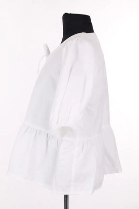 Blouse Songe Lab Blanc en Coton