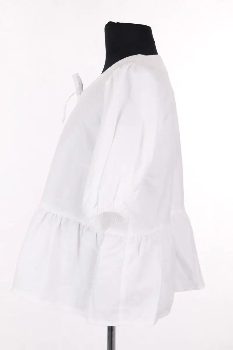 Blouse Songe Lab Blanc en Coton