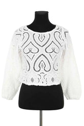 Blouse Songe Lab Blanc en Coton, taille XS - Seconde Main