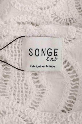 Blouse Songe Lab Blanc en Coton