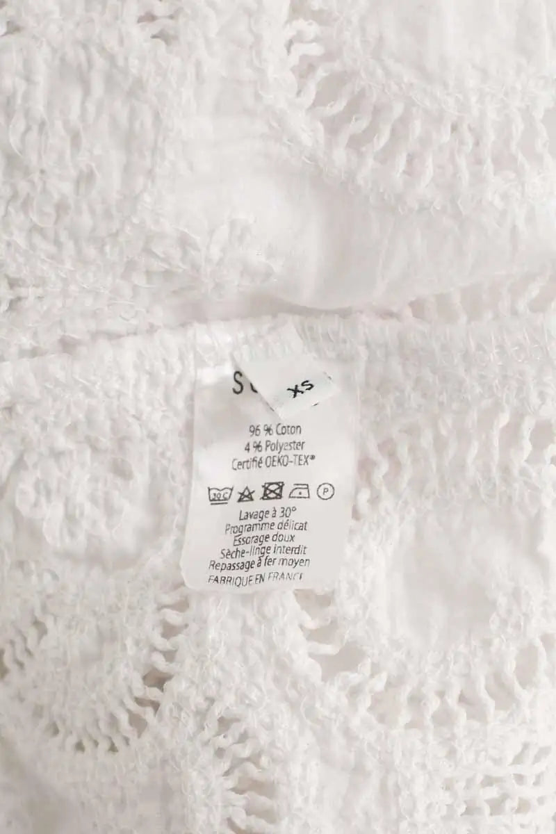 Blouse Songe Lab Blanc en Coton