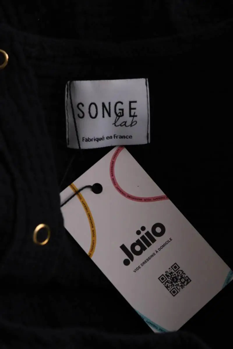 Blouse Songe Lab Noir en Coton