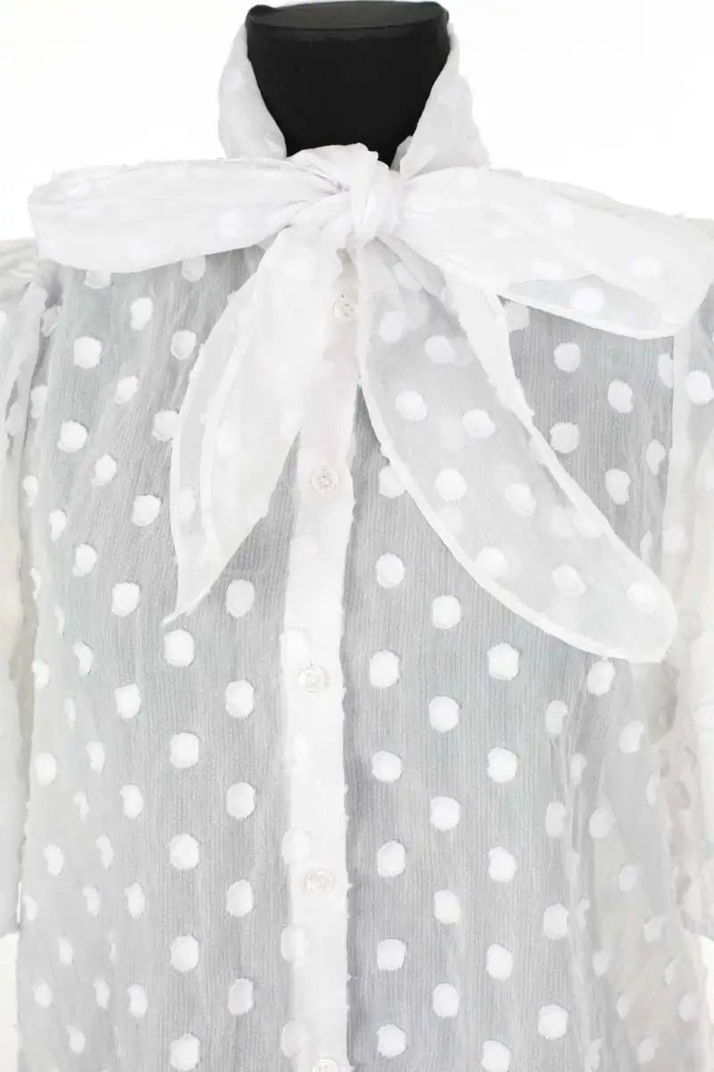 Blouse Stella Nova Blanc en Viscose