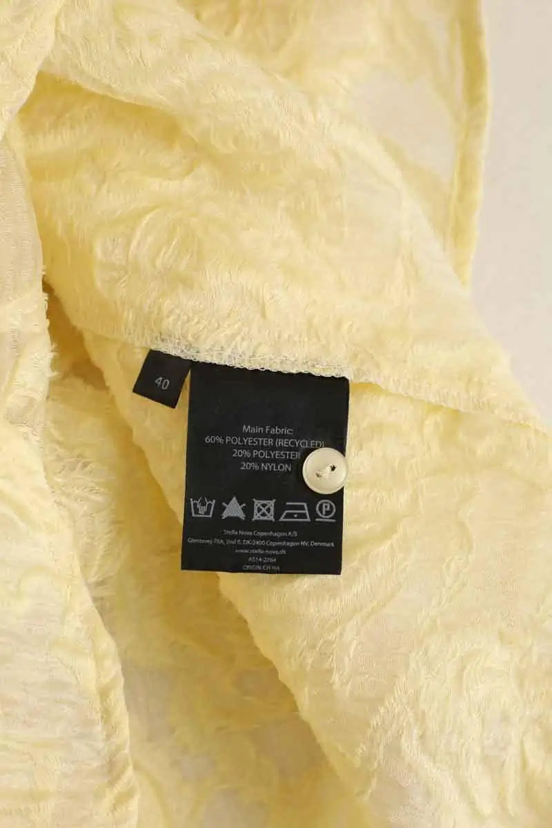 Blouse Stella Nova Jaune en Synthétique