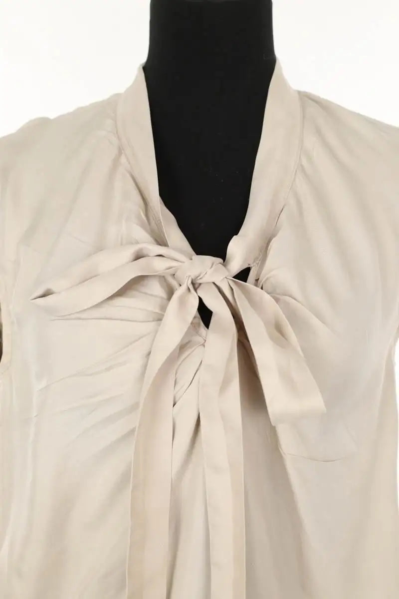 Blouse Tara Jarmon Beige en Soie