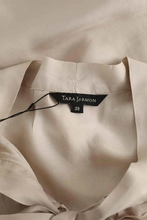 Blouse Tara Jarmon Beige en Soie