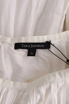 Blouse Tara Jarmon Blanc en Coton