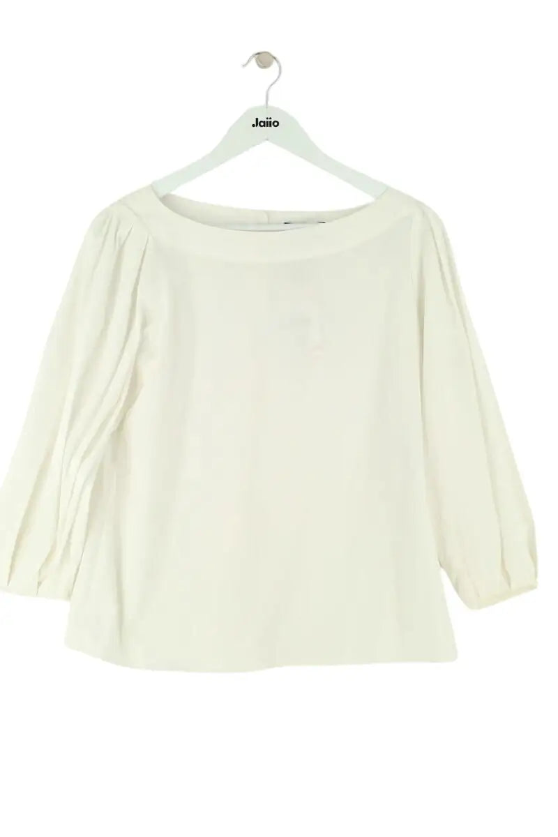 Blouse Tara Jarmon Blanc en Coton, taille XL - Seconde Main