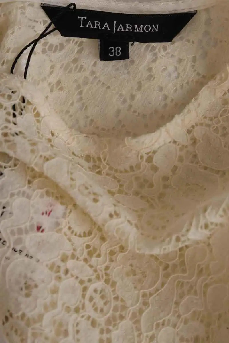 Blouse Tara Jarmon Blanc en Synthétique