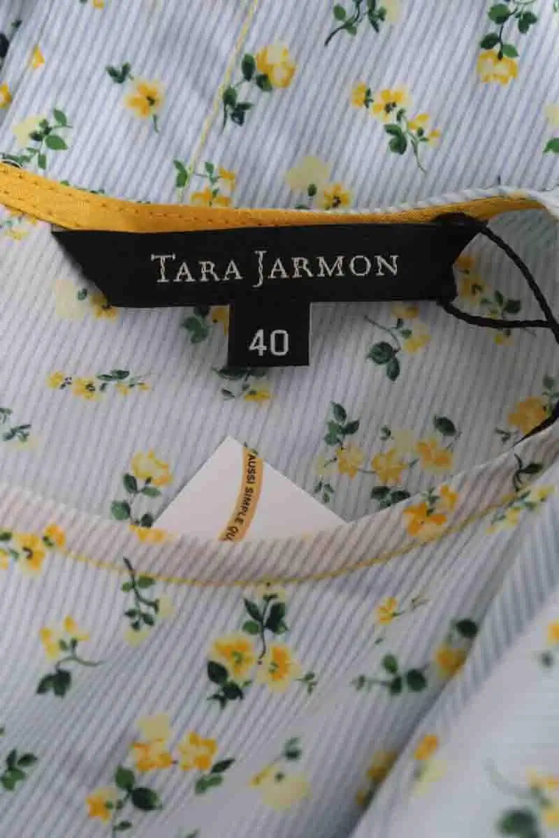 Blouse Tara Jarmon Bleu en Coton