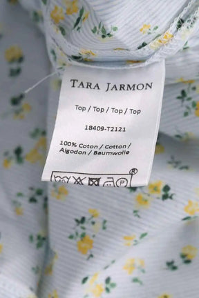 Blouse Tara Jarmon Bleu en Coton