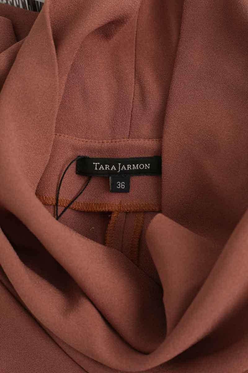 Blouse Tara Jarmon Marron en Synthétique