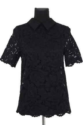 Blouse Tara Jarmon Noir en Synthétique, taille S - Seconde Main
