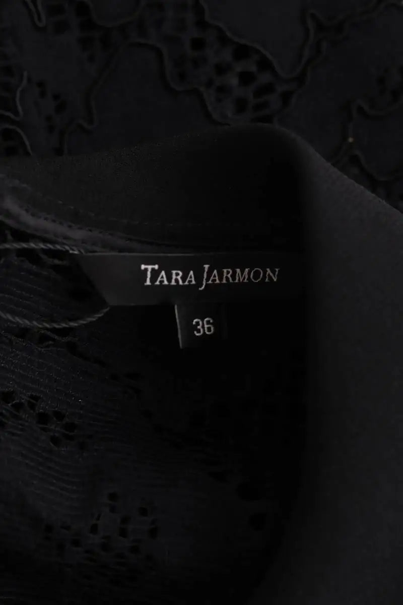 Blouse Tara Jarmon Noir en Synthétique