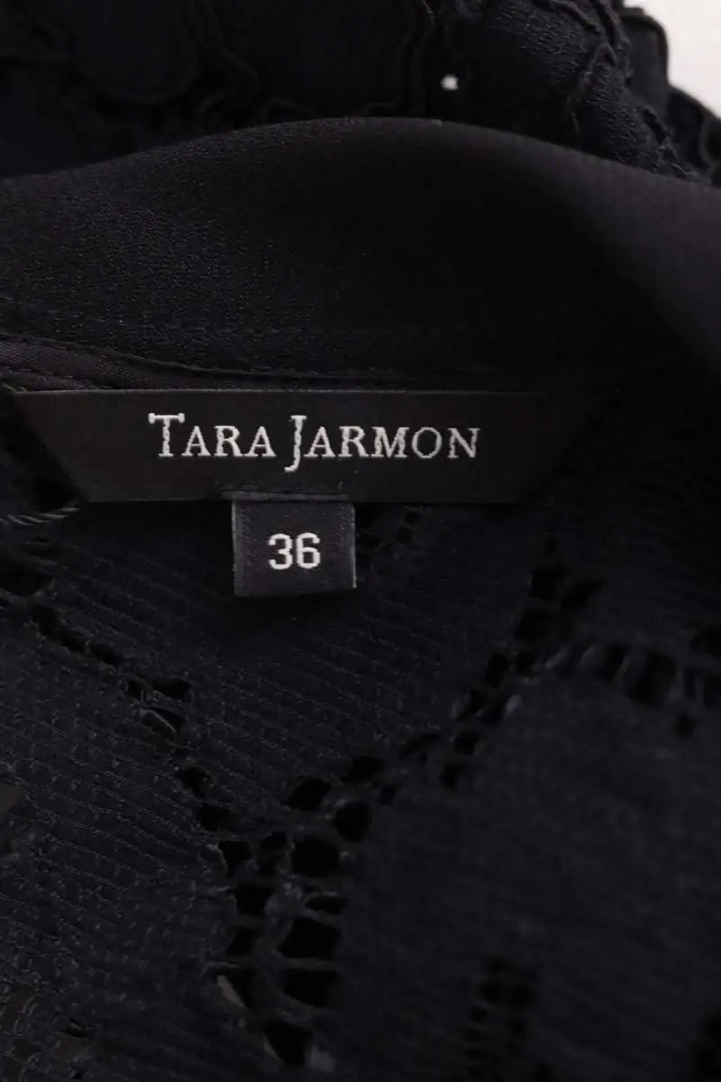 Blouse Tara Jarmon Noir en Synthétique