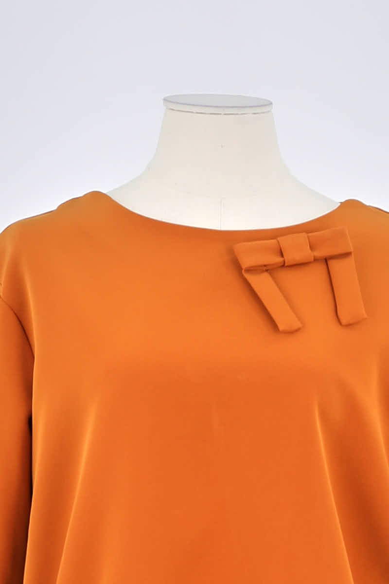 Blouse Tara Jarmon Orange en Polyester