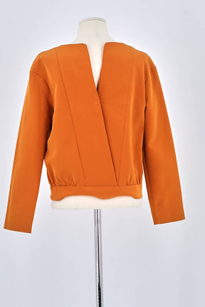 Blouse Tara Jarmon Orange en Polyester