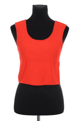 Blouse Tara Jarmon Orange en Viscose, taille M - Seconde Main