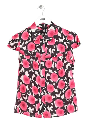 Blouse Tara Jarmon Rose en Soie, taille M - Seconde Main