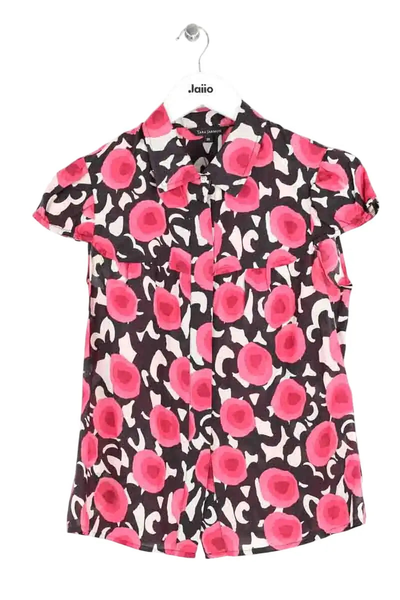 Blouse Tara Jarmon Rose en Soie, taille M - Seconde Main