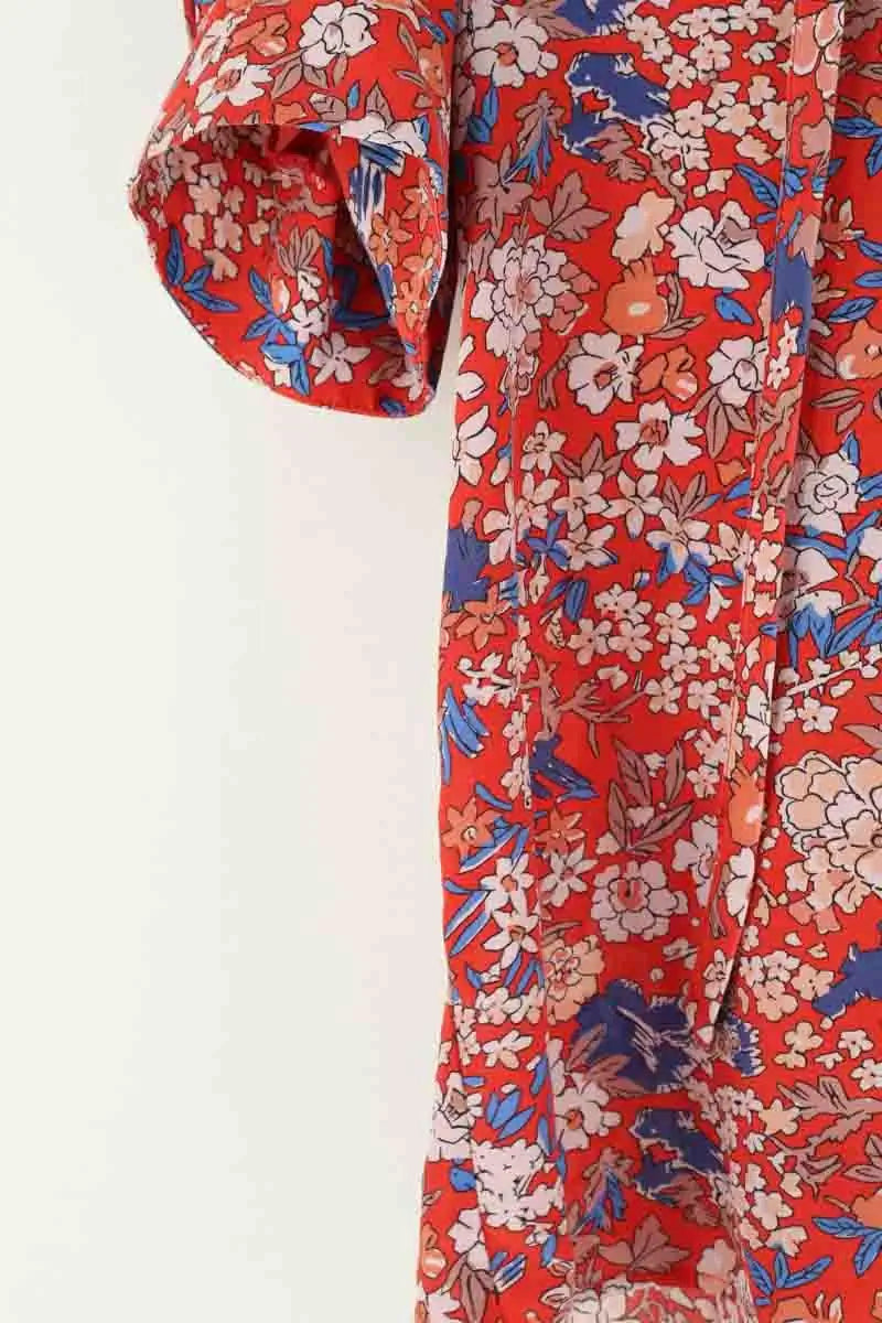 Blouse Tara Jarmon Rouge en Soie