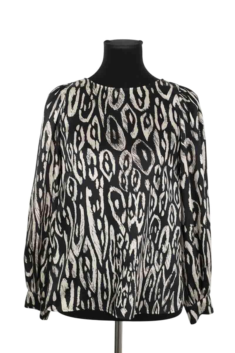 Blouse Tara Jarmon Tonina Noir en Polyester, taille S - Seconde Main